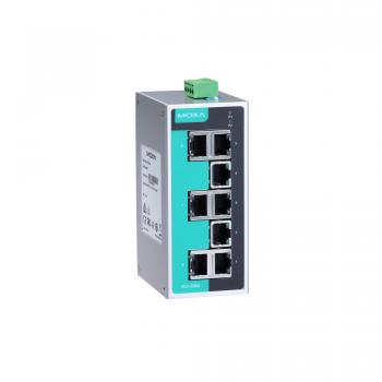 Unmanaged Ethernet switch with 8 10/100BaseT(X) ports (wide operating temperatu